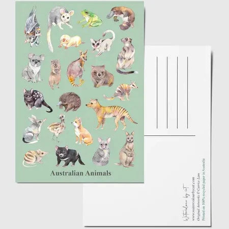 Watercolour By Cat Postcards