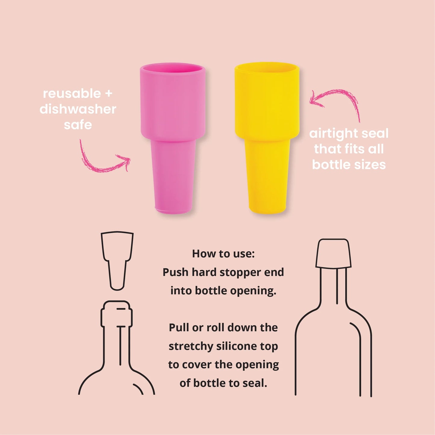 Annabel Trends Silicork Wine Stopper