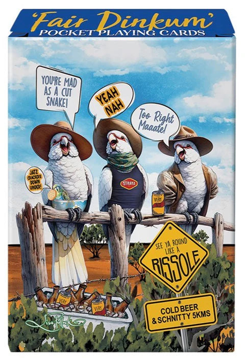 Lisa Pollock 'Fair Dinkum' Playing Cards