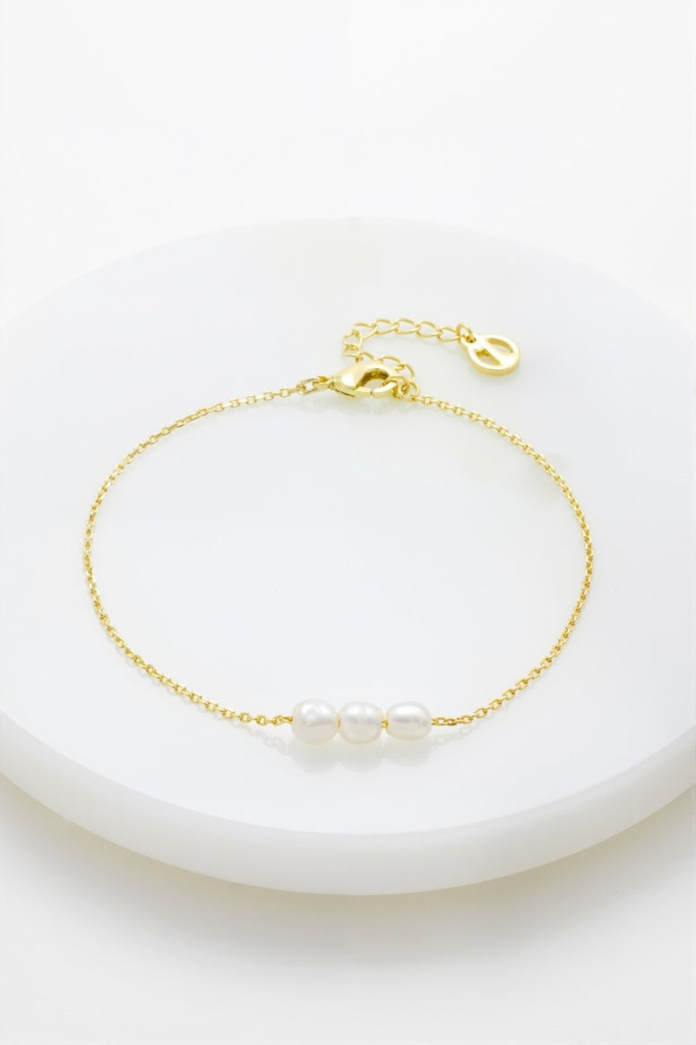 Zafino Mini Pearl Bracelet Gold