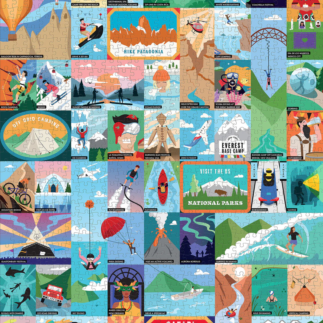 Ridley's Bucket List Puzzle - Adventure Seekers