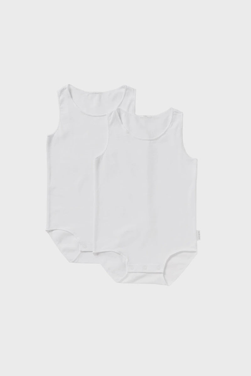 Bonds Wonderbodies Singletsuit 2 Pack White 0-3 Months