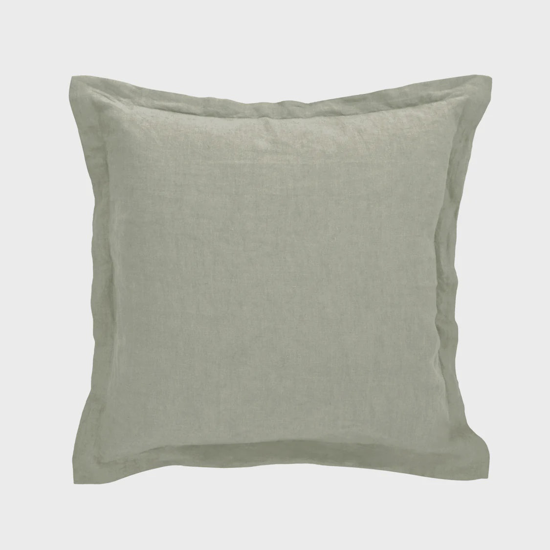 Amalfi Cove Linen Cushion Green
