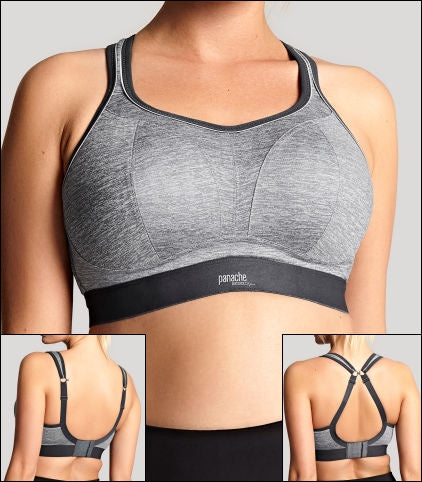 Panache Sports Bra Non Wired - Charcoal