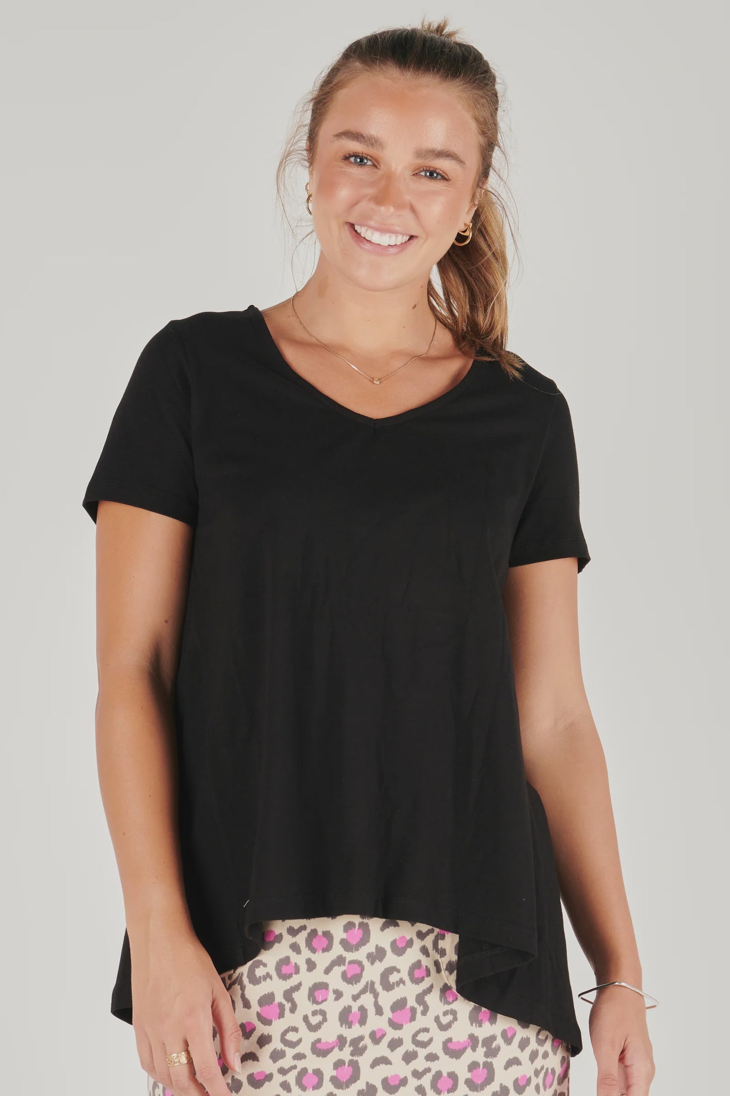 OTW Drop Back Tee - Black