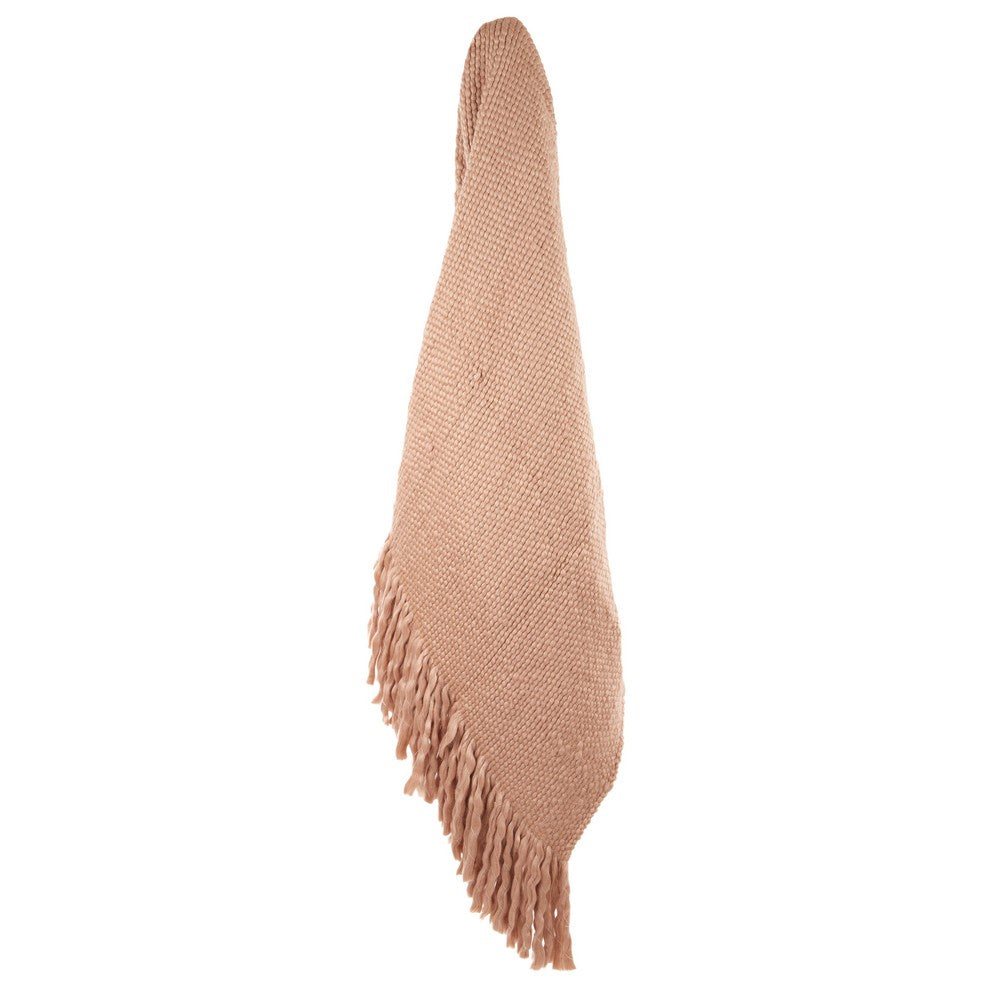 CTC Celine Wool Blend Throw 125x150cm Clay
