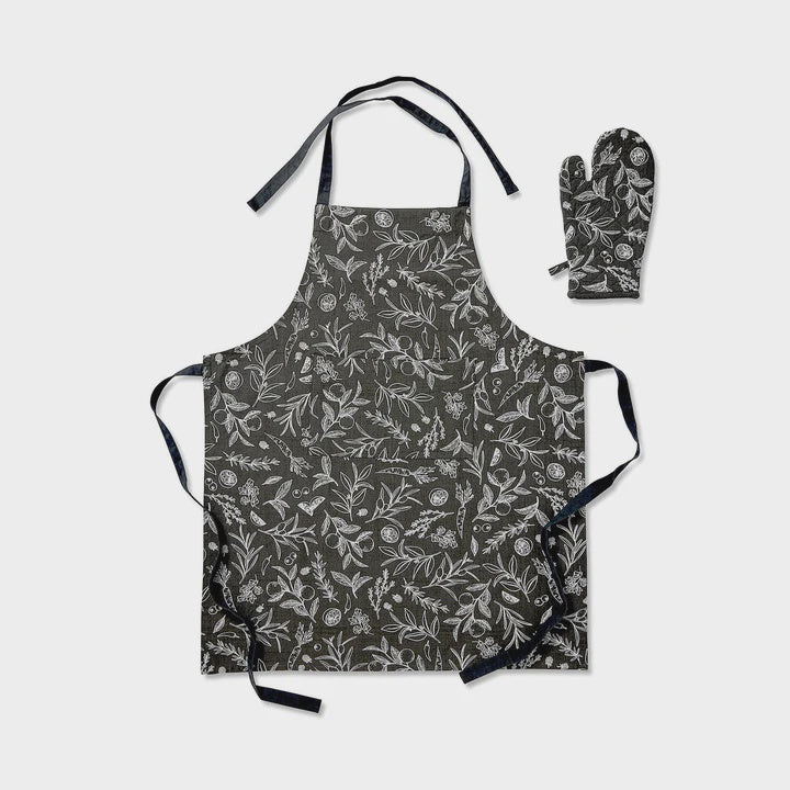 Madras Link Harvest Apron & Glove Set