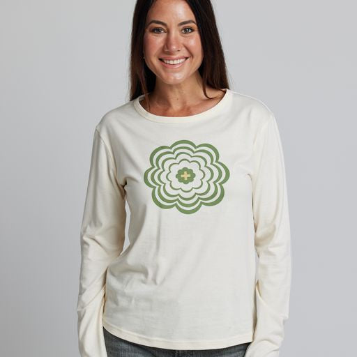 Stella + Gemma LS Tee Cream Daisy