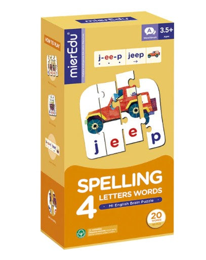 MierEdu Spelling 4 Letters Words Puzzle