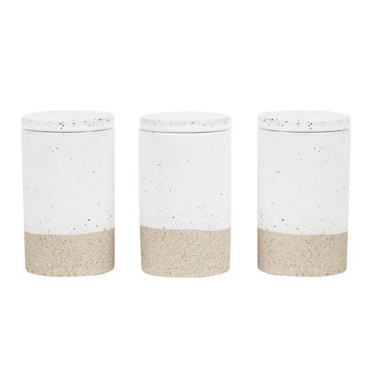 Robert Gordon Spice Jars Set/3 White Garden to Table