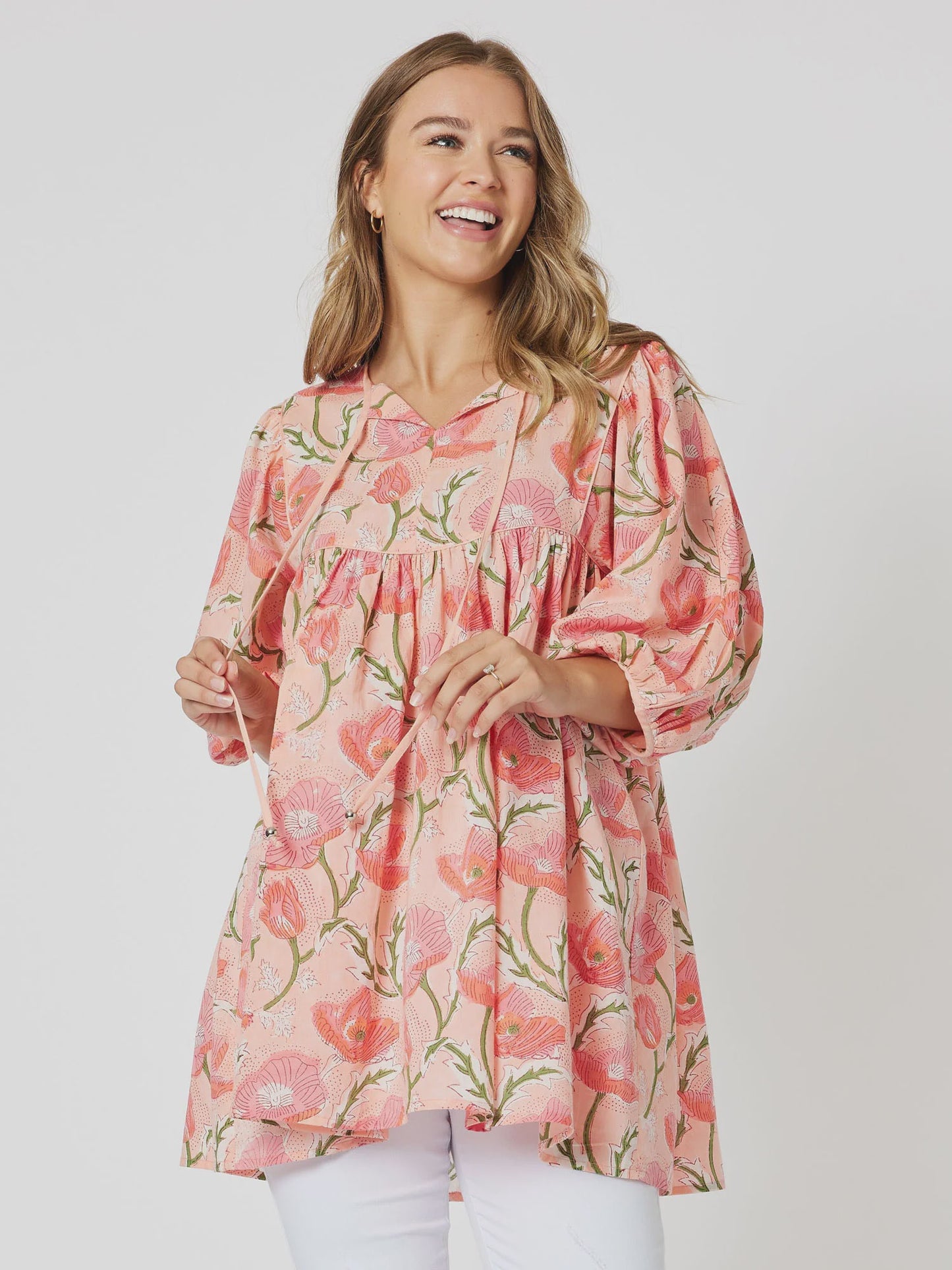 Threadz Torquay Top Coral