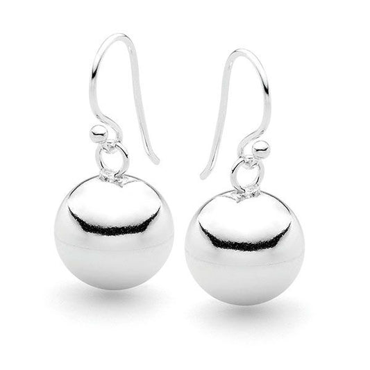 BD Sterling Silver 10mm Ball Earrings