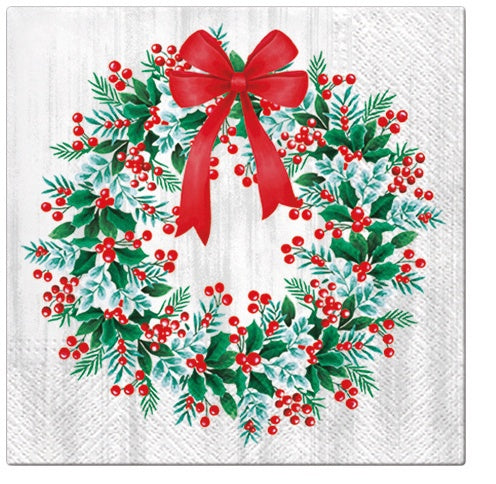 PAW Napkins - Wreath
