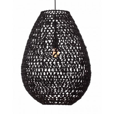 Ivory House Kudu Tear Drop Lightshade Black