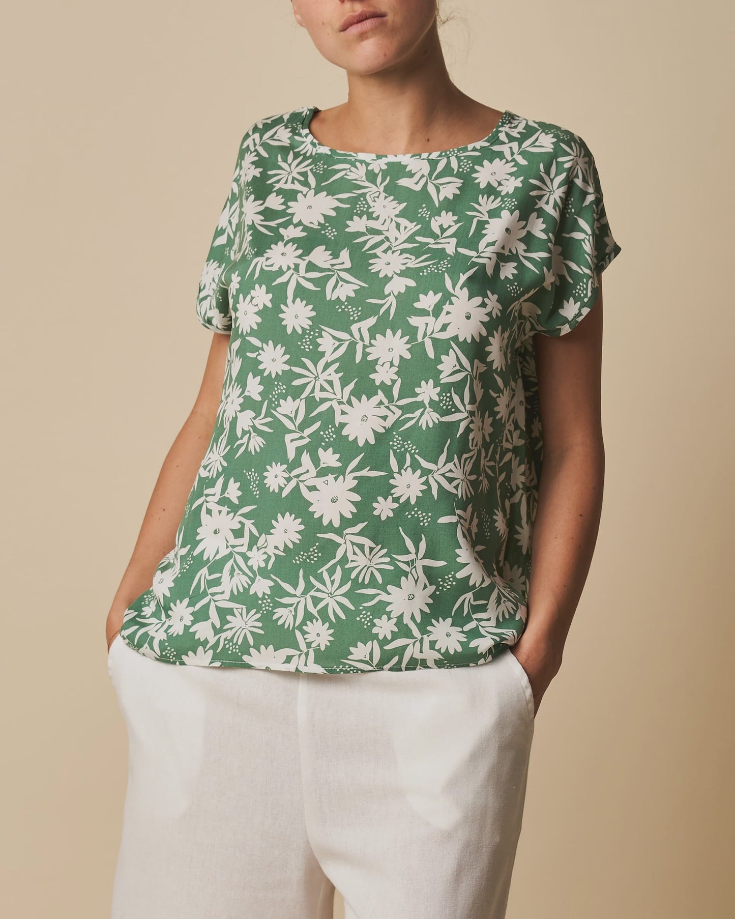 Cherry Lane Batwing Top