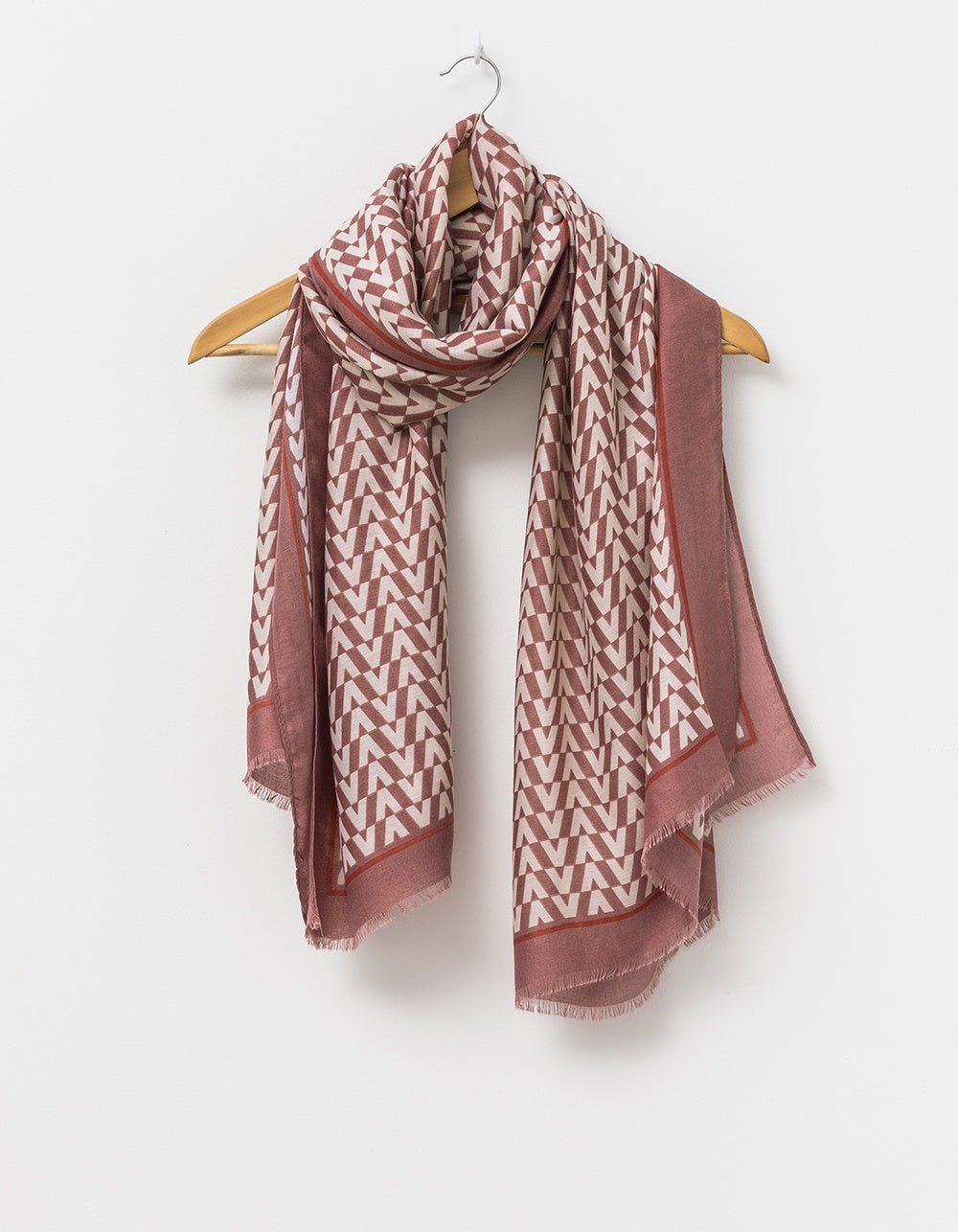 Stella +Gemma Rose Winter Chevron Scarf