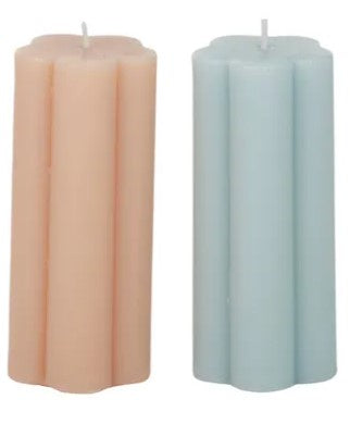 Elemental Flower Shape Pillar Candle