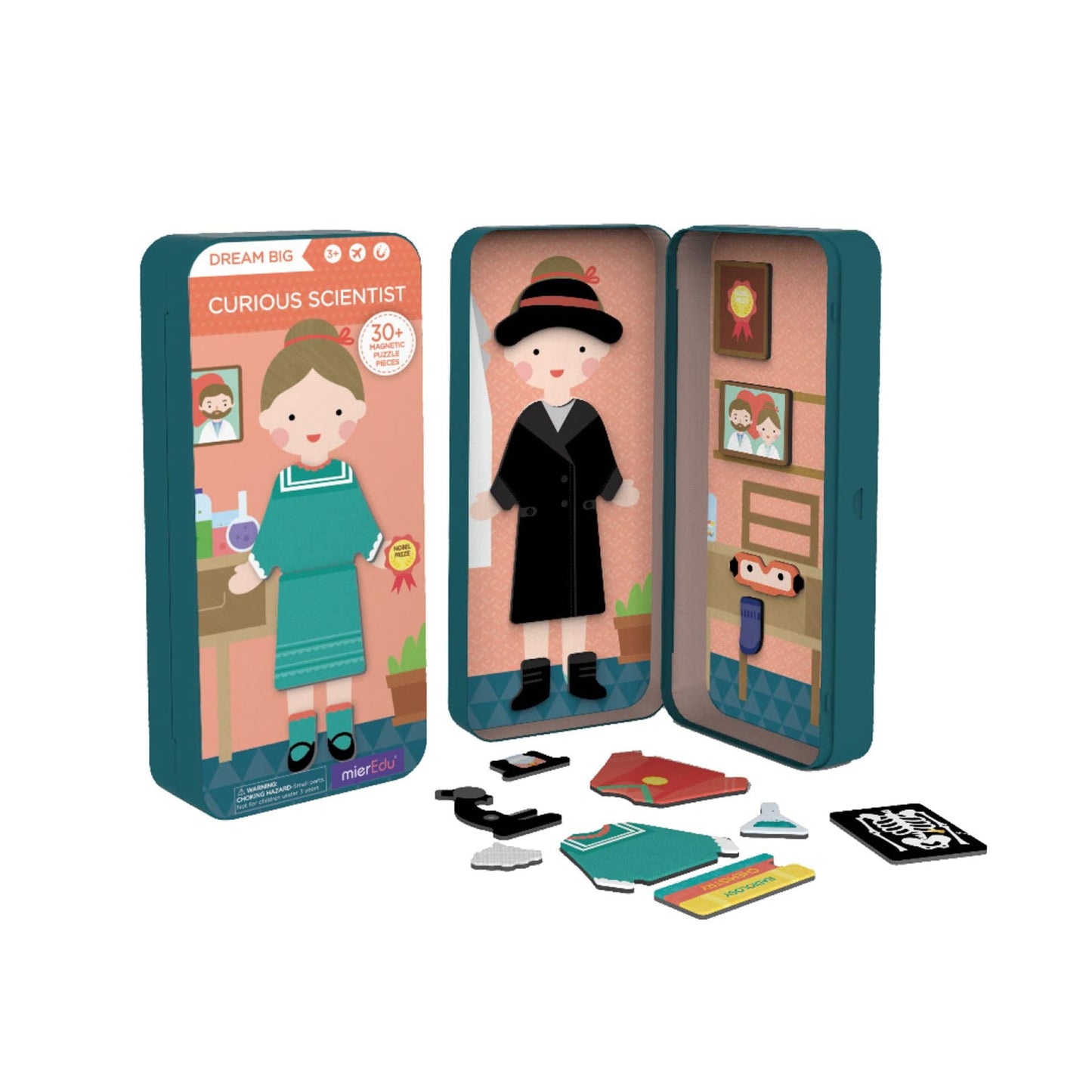 MierEdu Dream Big Magnetic Puzzle Box- Curious Scientist
