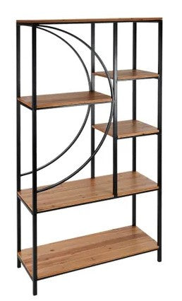 Coast To Coast Knox Wood/Metal Shelving Unit