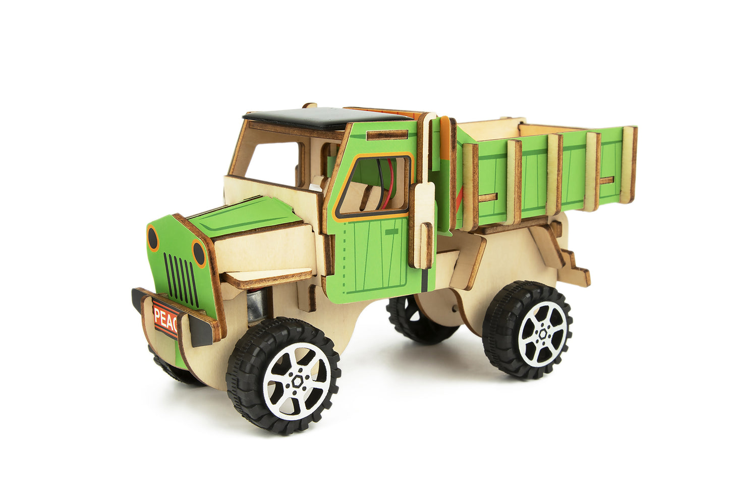 Tookyland DIY 3D Wooden Cars- Solar Truck