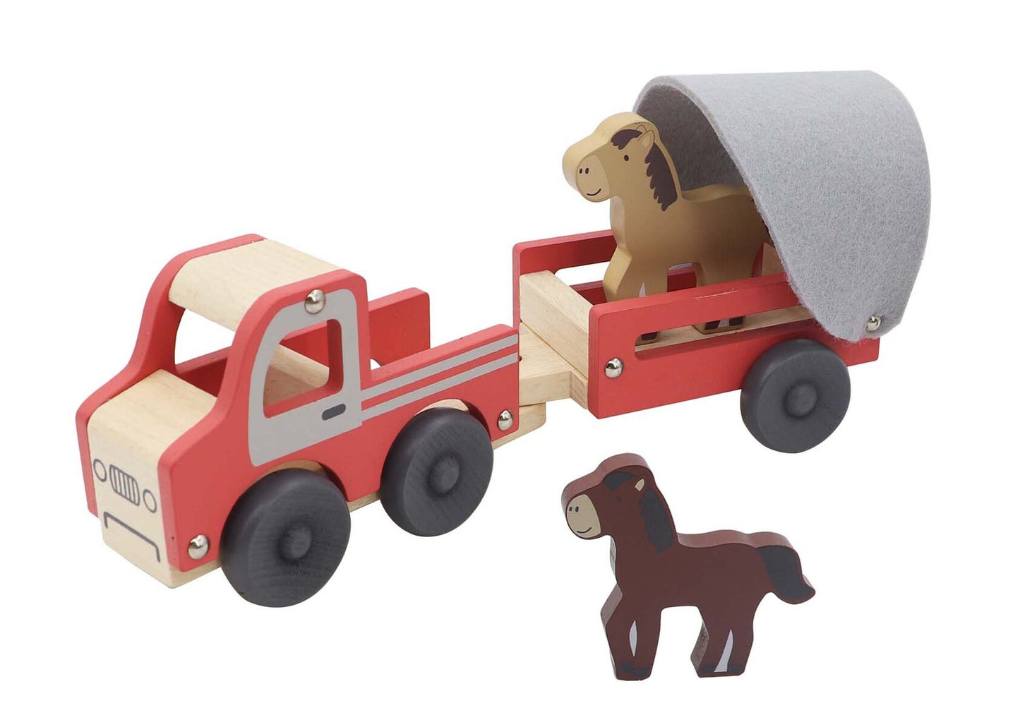 Kaper Kidz Wooden Truck with Horse Float