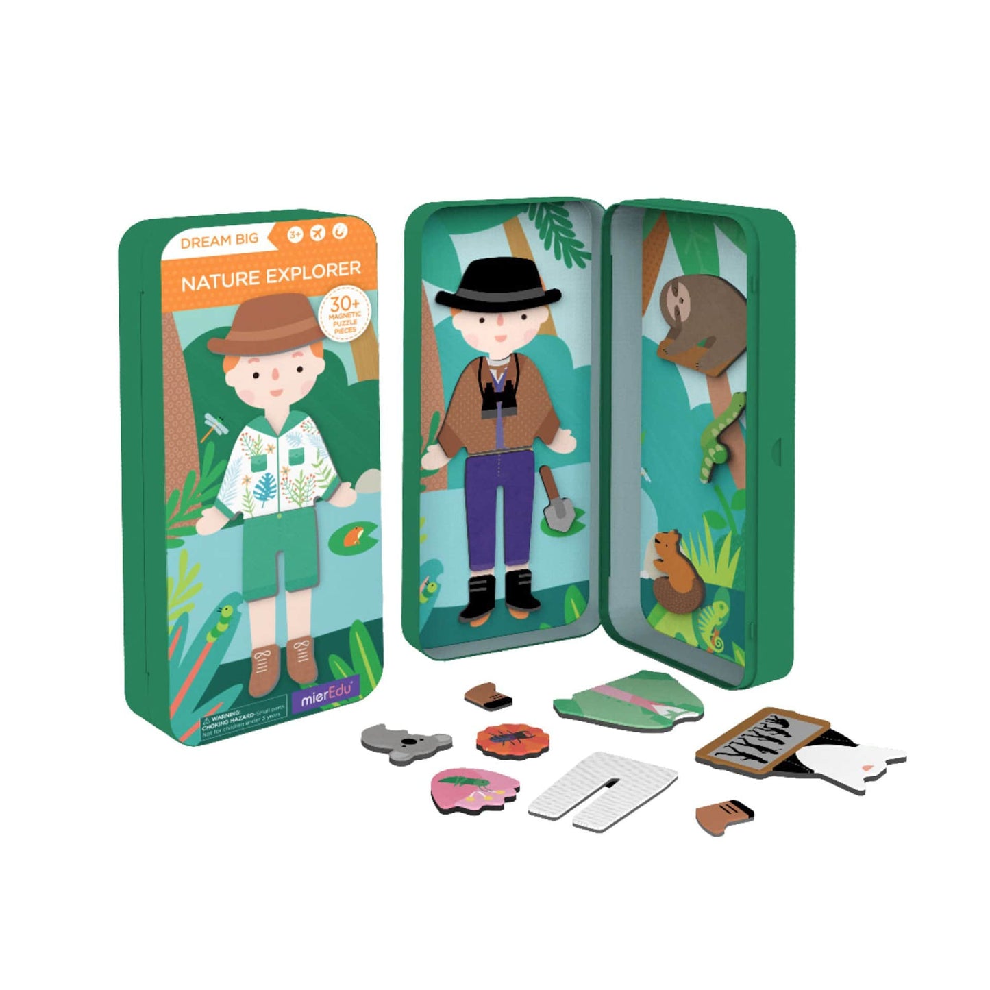 MierEdu Dream Big Magnetic Puzzle Box- Nature Explorer