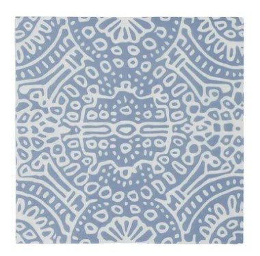Assemble Baroque 20pk 3 Ply 33cm Napkin Blue/White