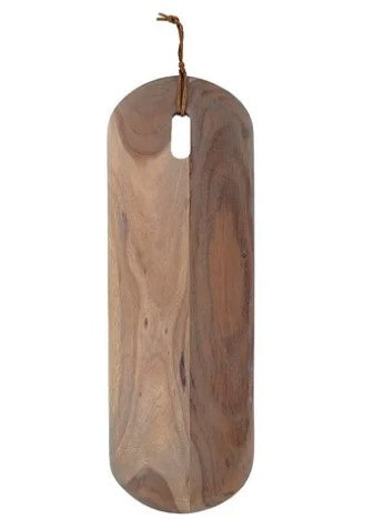Casa Regalo Lenni Rectangular Wood Board 20x60cm Lime Wash