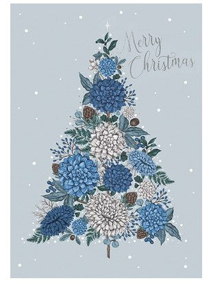 The Art File Merry Christmas Foil Tree Card