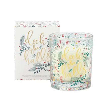 Gala Deck The Halls Wax Candle