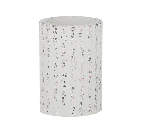 CTC Fingal Terrazzo Candleholder 10x14.5cm Multi