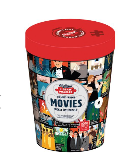Ridley's Bucket List Puzzle 50 must watch movies