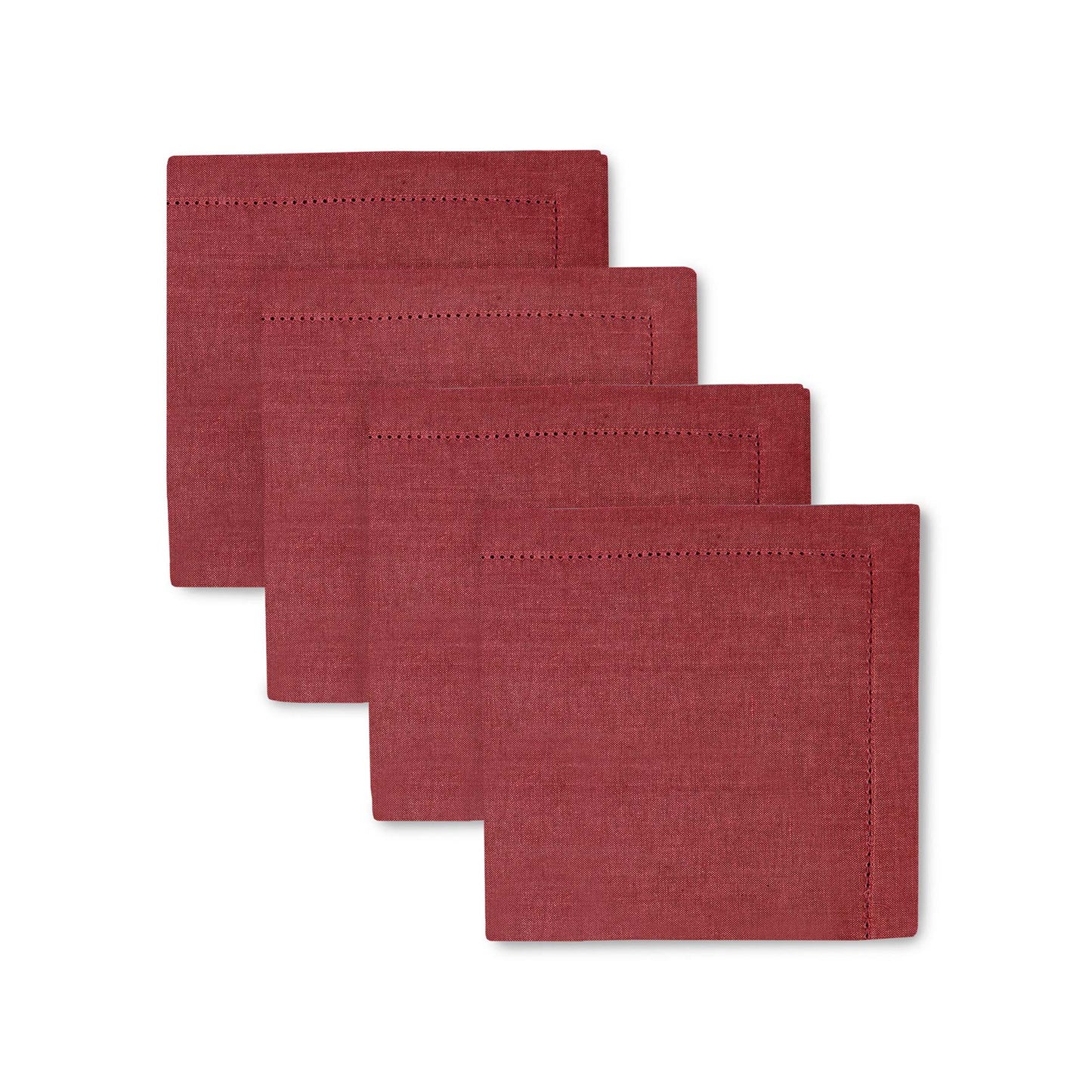 Madras Link Jetty Red Napkins Set/4
