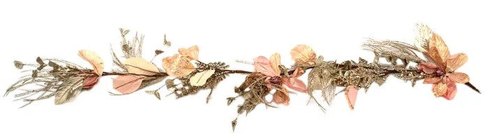 Gala Pink/Gold Garland 152cm