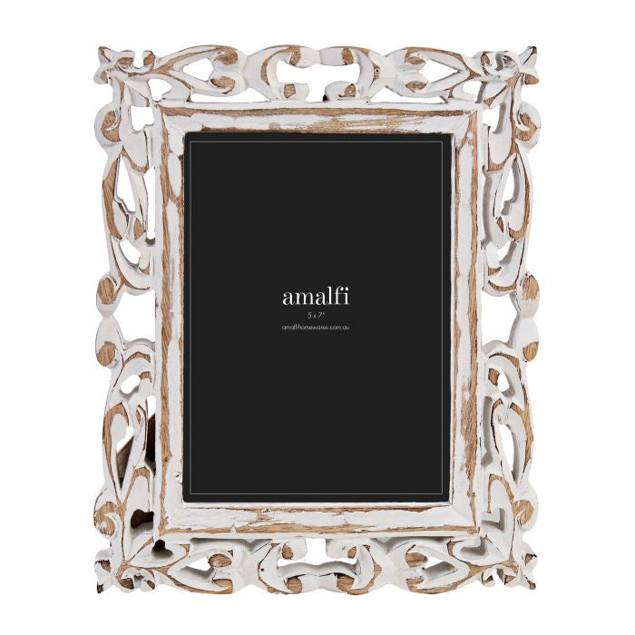 Amalfi Joffrey Wooden Photo Frame 5 x 7" White