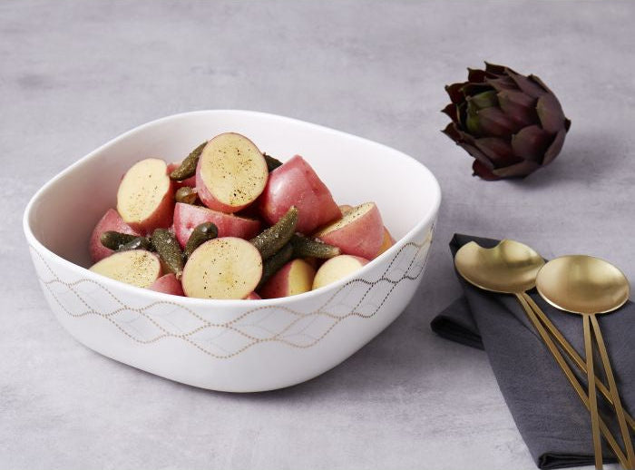 D&W Taste Festive Square Bowl