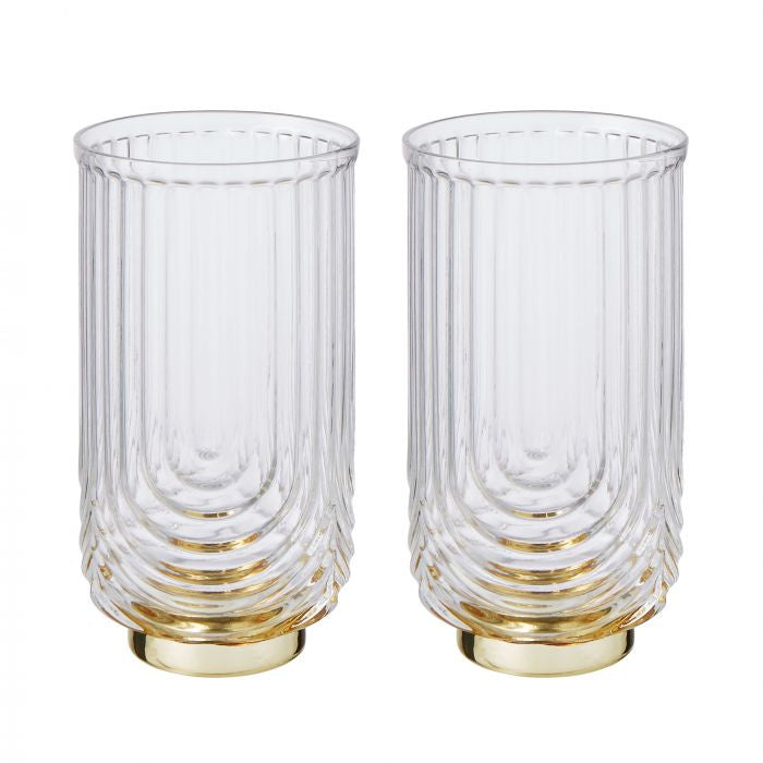 D&W Avery Highball Glass Set of 2
