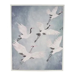 Coast to Coast Home Tsru White Frame Canvas 80x100cm Blue