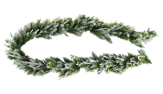 CTC 270cm Deco Pine Garland w/Snow