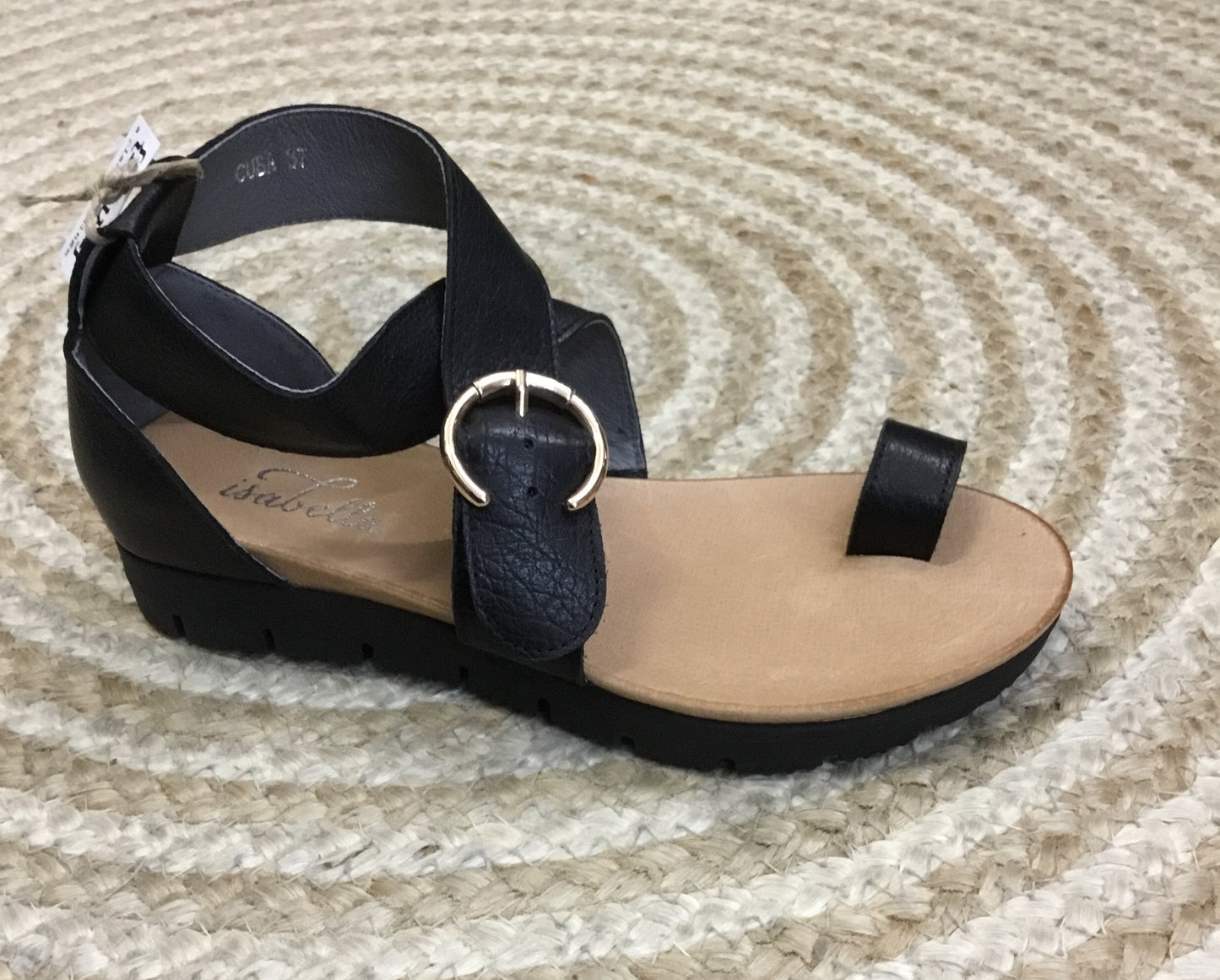 Isabella Cuba Sandal Black