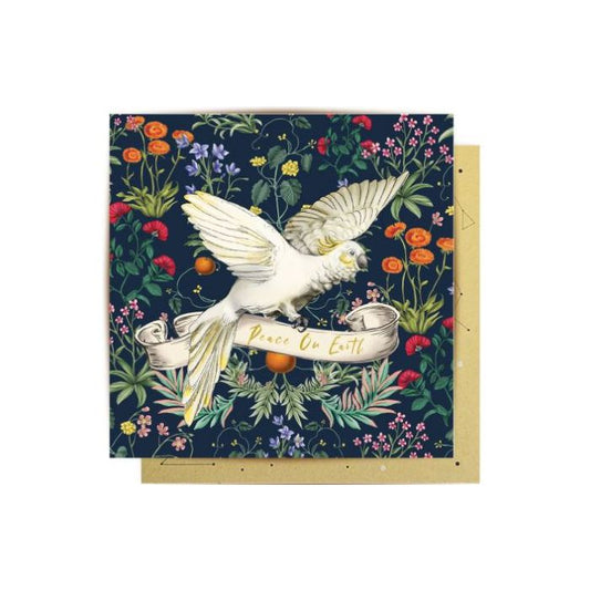 LaLa Land Greeting Card - Peace On Earth Cocktoo