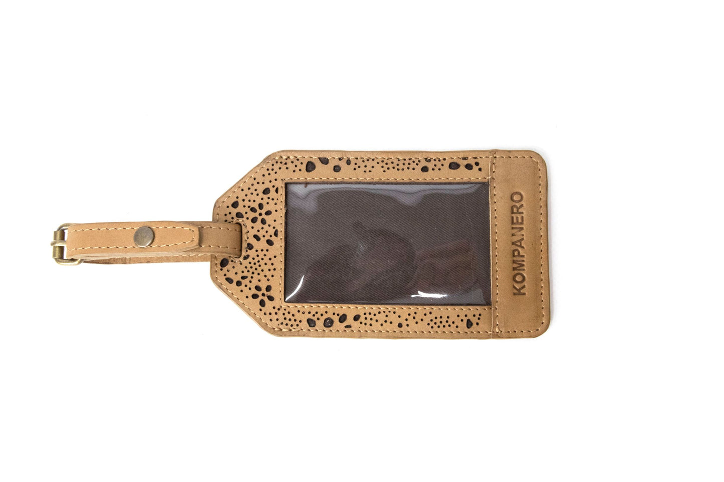 Kompanero Kamila Luggage Tag - Tobacco