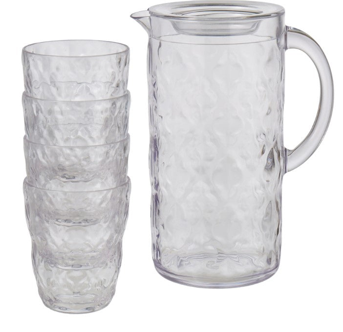 Amalfi Sorrento Pitcher & 4 Tumblers