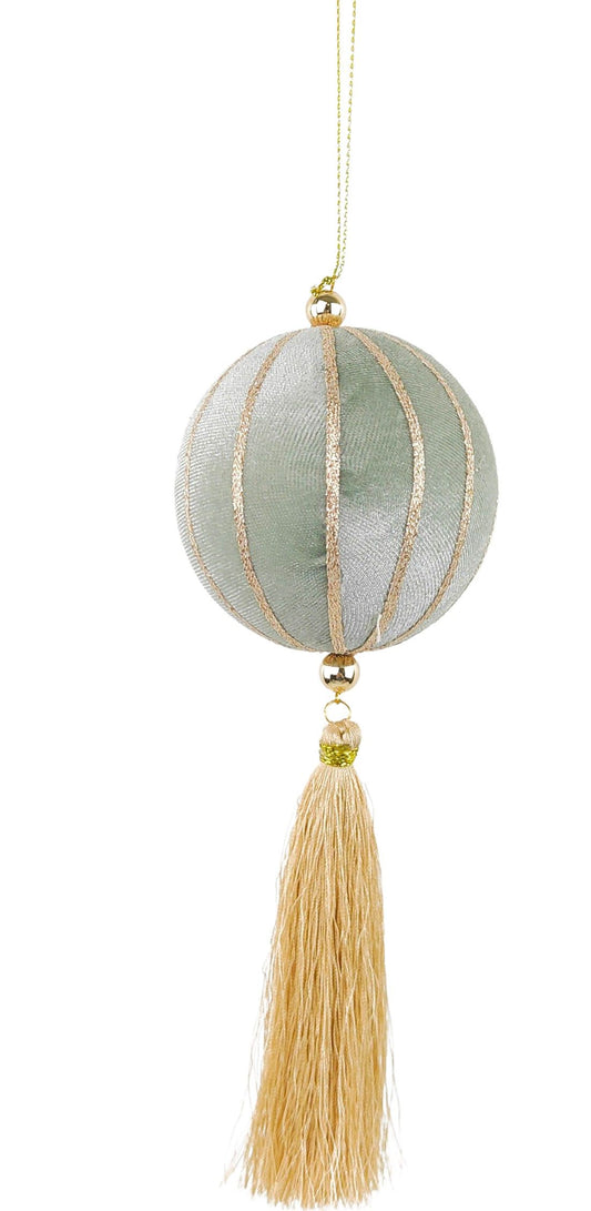 Urban Products Velvet Glitter Bauble Hanging Decoration