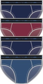 Holeproof Classic Shape Brief 4Pk