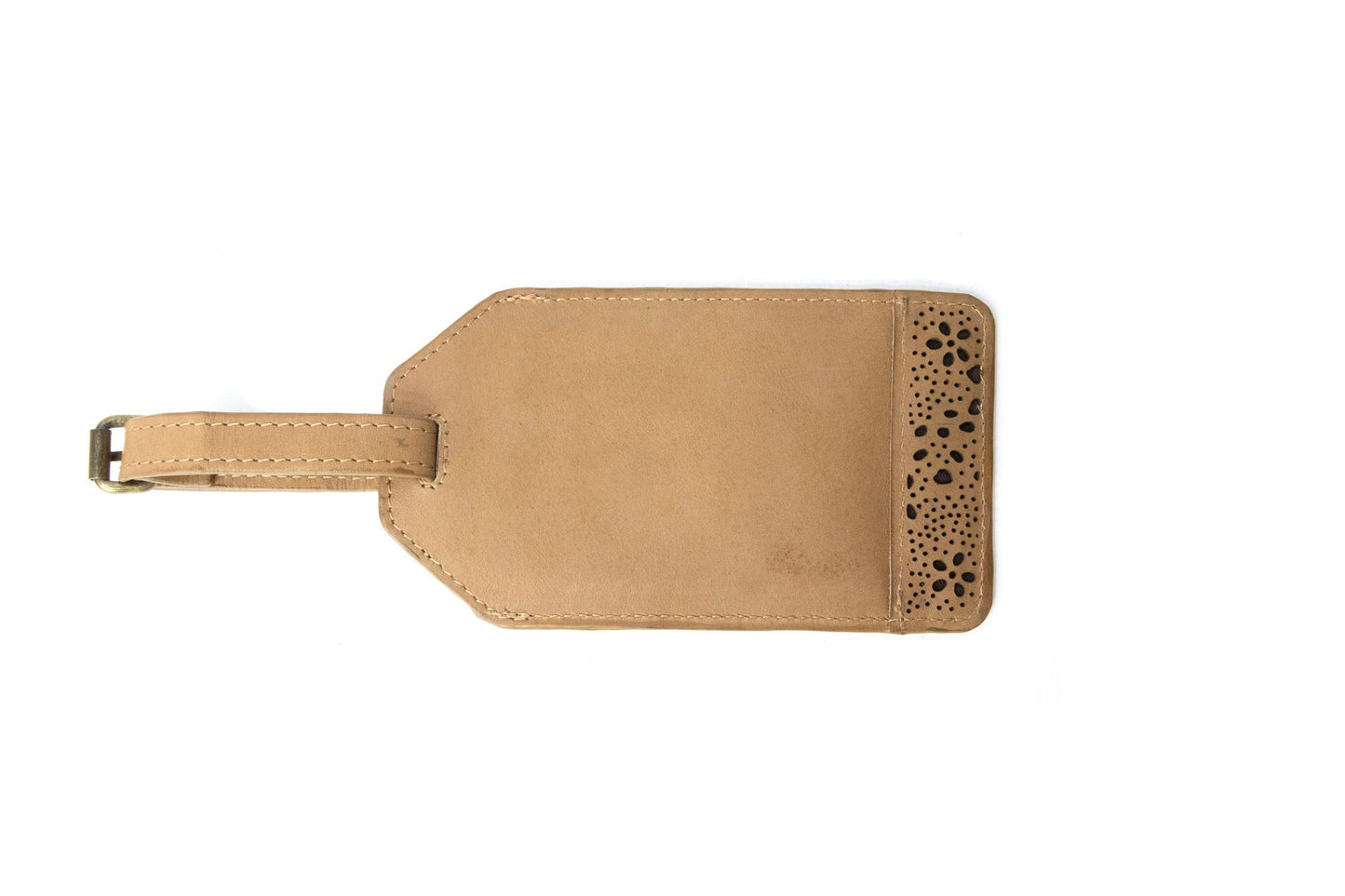 Kompanero Kamila Luggage Tag - Tobacco