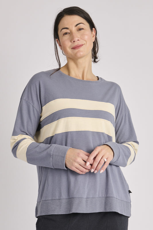 onetenwillow Panel Stripe Tee