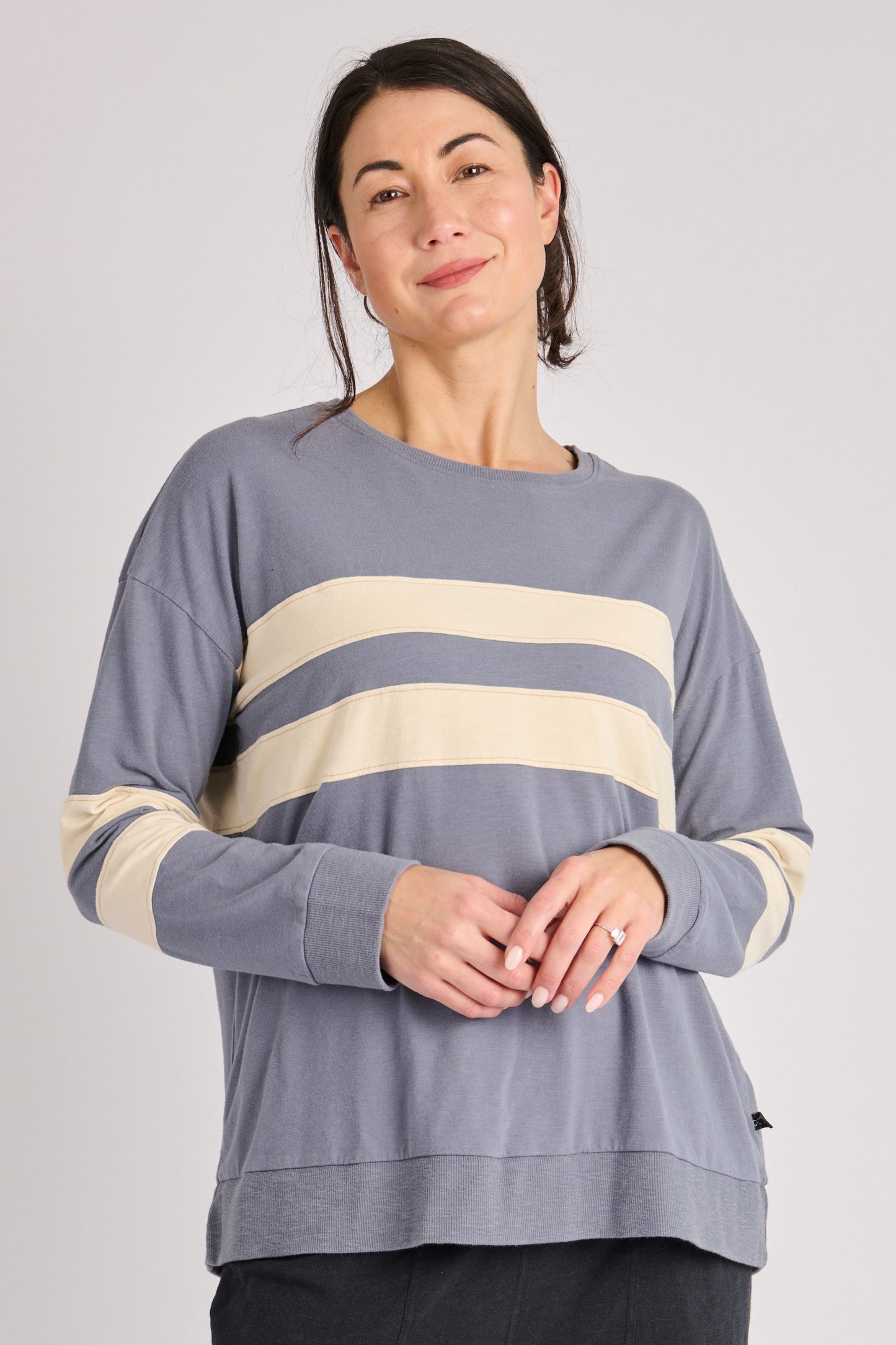 onetenwillow Panel Stripe Tee