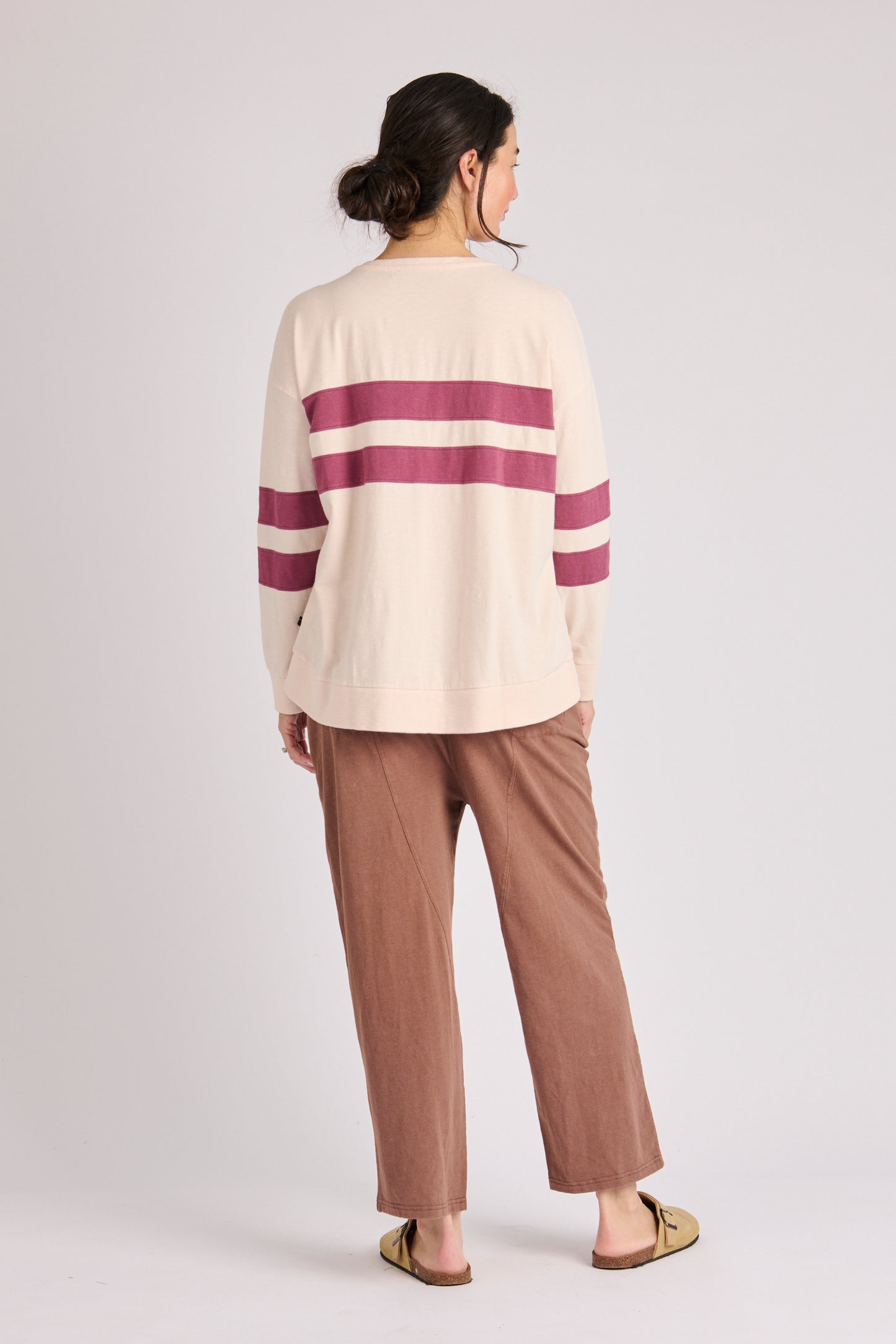onetenwillow Panel Stripe Tee