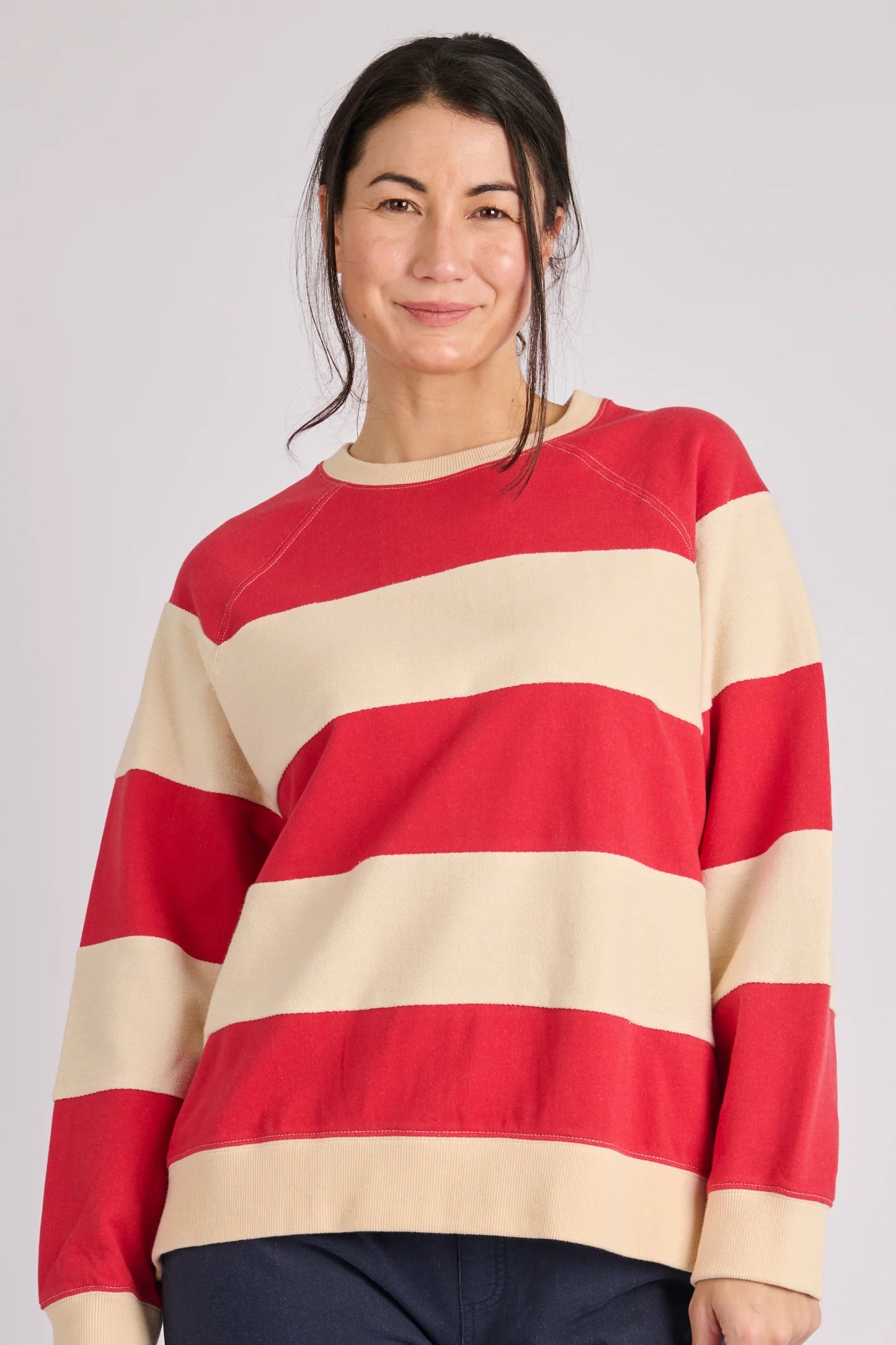One Ten Willow Panel Crew Top